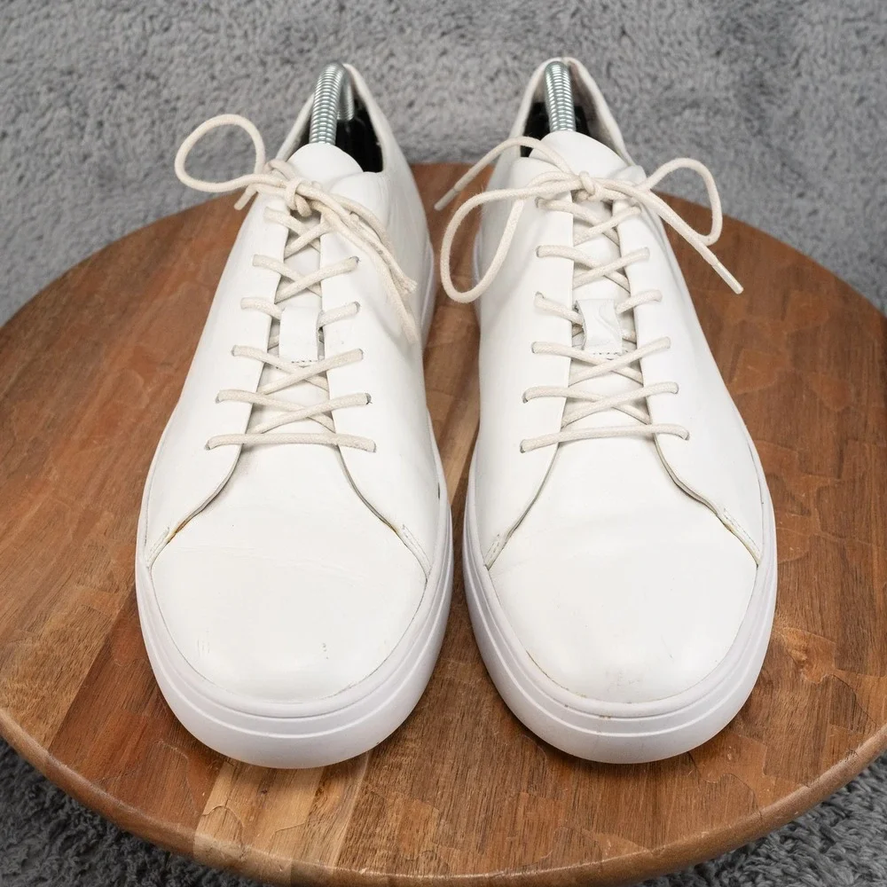 Tiger Of Sweden All White Sneakers Shoes Soft Leather Mens EU 43 / US 10